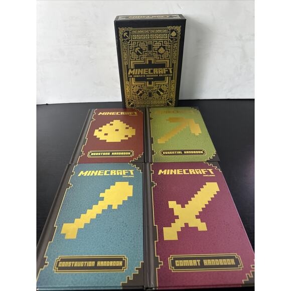 Minecraft The Complete Handbook Collection Box Set Of 4 Hardcover Books - Picture 5 of 11